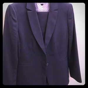 Tahari Suit EUC Dusty Blue Size 10